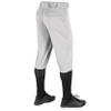 CHAMPRO Triple Crown Knicker Style Youth Baseball Pants in Solid Color with Reinforced Sliding Areas, Grey , X-Large view 2