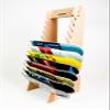Skateboard Longboard Snowboard Floor Display Rack (The Deckhand) view 3