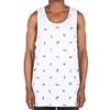 LRG Men's Explore Floral Tank Top, White, Large view 1