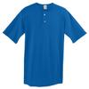 Augusta Sportswear Two Button Baseball Jersey, Small, Royal view 1