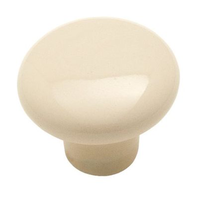 Allison AL217BON - 1 1/2 Inch Ceramic Bone Cabinet Knob