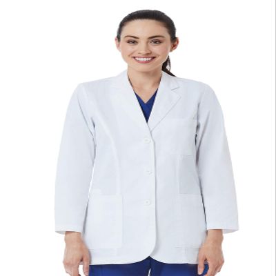 Maevn RED Panda Ladies Consultation Coat(White, X-Large)