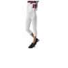 Authentic A4 Sports Shop Girls Small White Low Rise Moisture Wicking Double Knit Softball Pants view 1