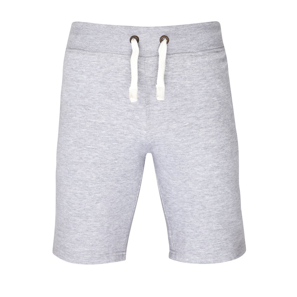 AWDis Hoods Plain Heavyweight Campus Shorts (S) (Heather Grey)
