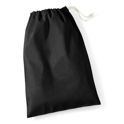 Westford Mill Cotton Stuff Bag (XS) (Black)