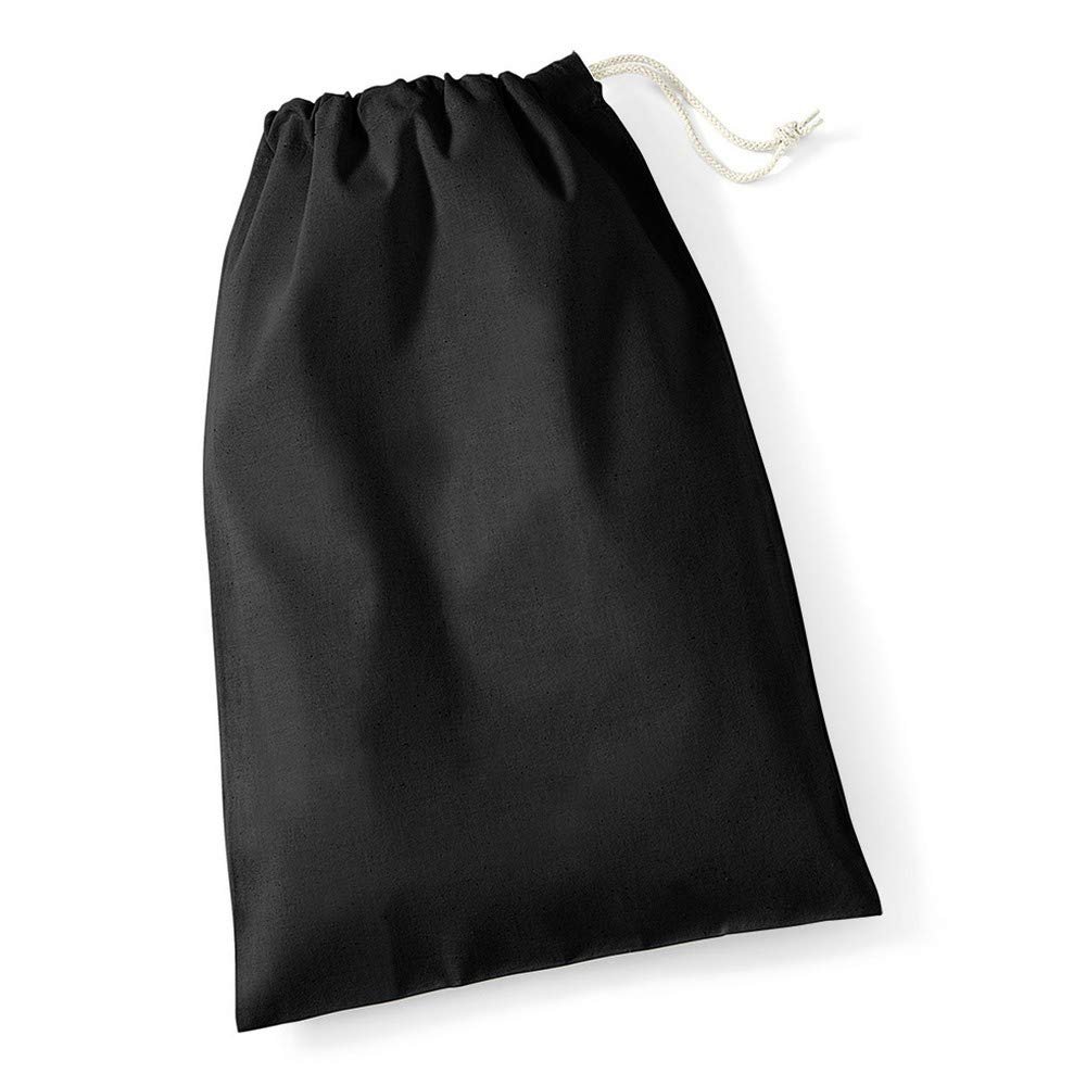 Westford Mill Cotton Stuff Bag (S) (Black)