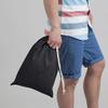 Westford Mill Cotton Stuff Bag (S) (Black) view 4