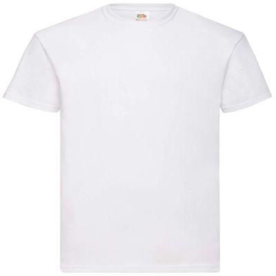 Fruit of the Loom Mens Valueweight Short Sleeve T-Shirt (5XL) (White)