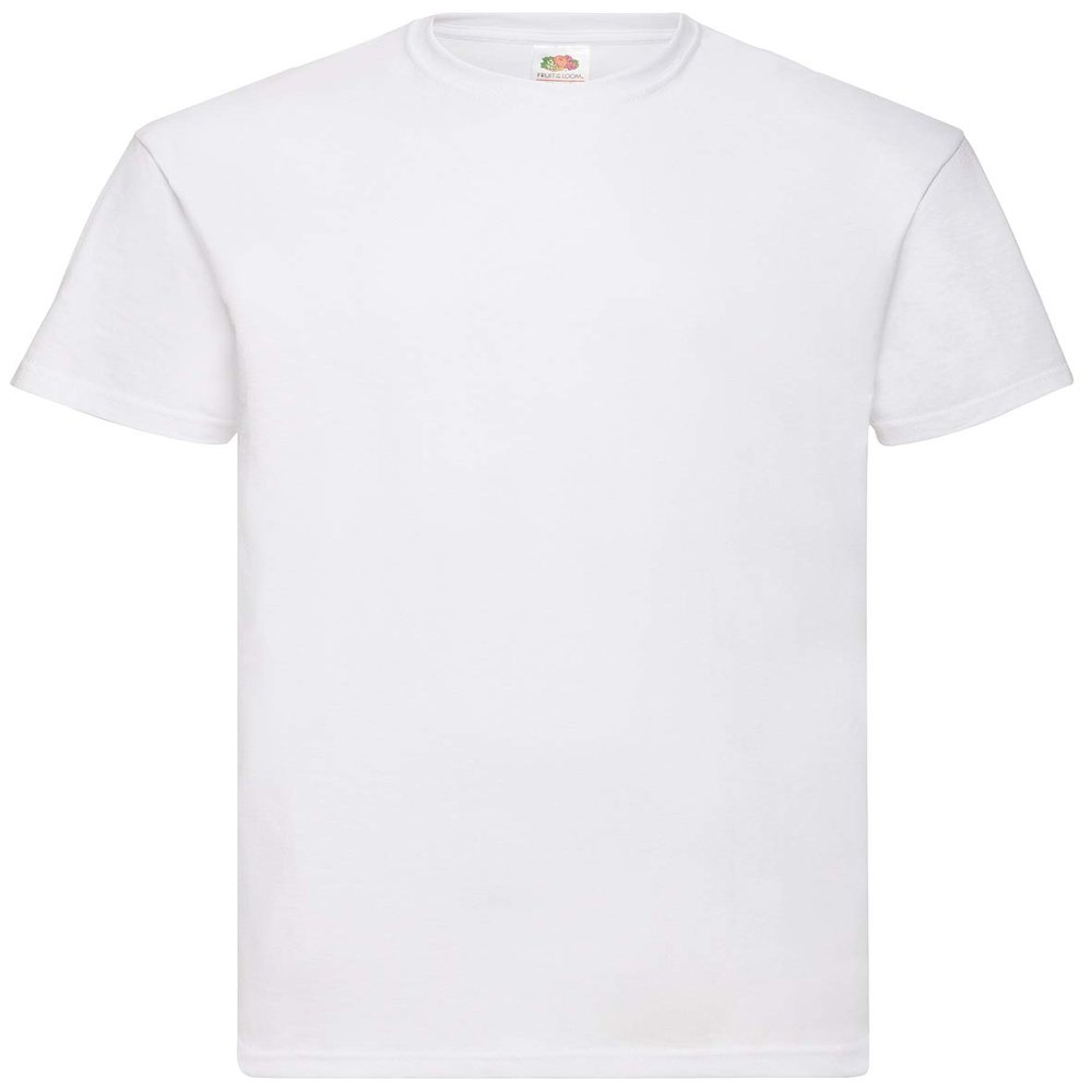 Fruit of the Loom Mens Valueweight Short Sleeve T-Shirt (5XL) (White)