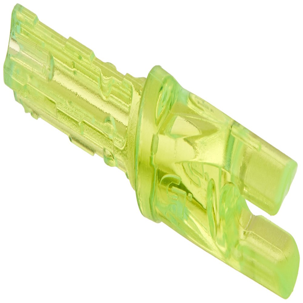 Gold Tip .204-Inch Accu-Tough Nocks (100 Count), Flo Green
