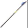 Gold Tip Pro Hunter 3555/500 Carbon Arrows with 4-Inch Feathers (Pack of 6), Black view 1