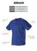 Alleson Athletic Boys' Full Button Baseball Jersey, Royal, Large view 2
