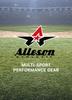 Alleson Athletic Boys' Full Button Baseball Jersey, Royal, Large view 4