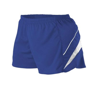 Alleson Athletic Women's Loose Fit Track Shorts, Royal/White, Large