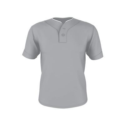 Alleson Athletic 52MTHJ - Two Button Mesh Baseb - 2XL - GY/WH