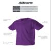 Alleson Athletic Boys' Full Button Baseball Jersey, Purple, Medium view 2