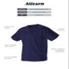 Alleson Athletic Boys' Full Button Baseball Jersey, Navy, Medium view 2