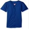 Alleson Athletic Boys' Full Button Baseball Jersey, Royal, Small view 1