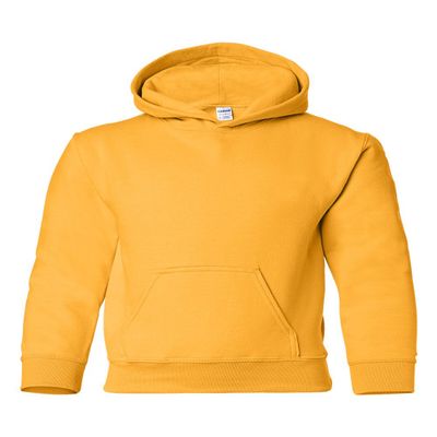 Gildan Heavy Blend Youth Hooded Sweatshirt, Gold, X-Large