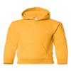 Gildan Heavy Blend Youth Hooded Sweatshirt, Gold, X-Large view 1