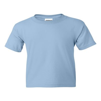 Gildan DryBlend 50/50 Youth T-Shirt, Light Blue, Medium
