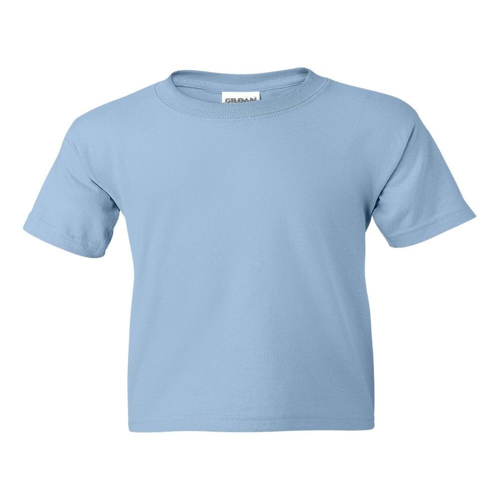 Gildan DryBlend 50/50 Youth T-Shirt, Light Blue, Medium