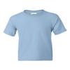Gildan DryBlend 50/50 Youth T-Shirt, Light Blue, Medium view 1