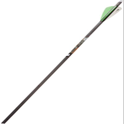 Gold Tip Velocity Hunter 300 Arrows with 4-Inch Vanes (Pack of 6), Black