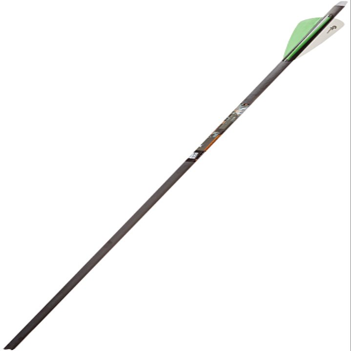 Gold Tip Velocity Hunter 300 Arrows with 4-Inch Vanes (Pack of 6), Black