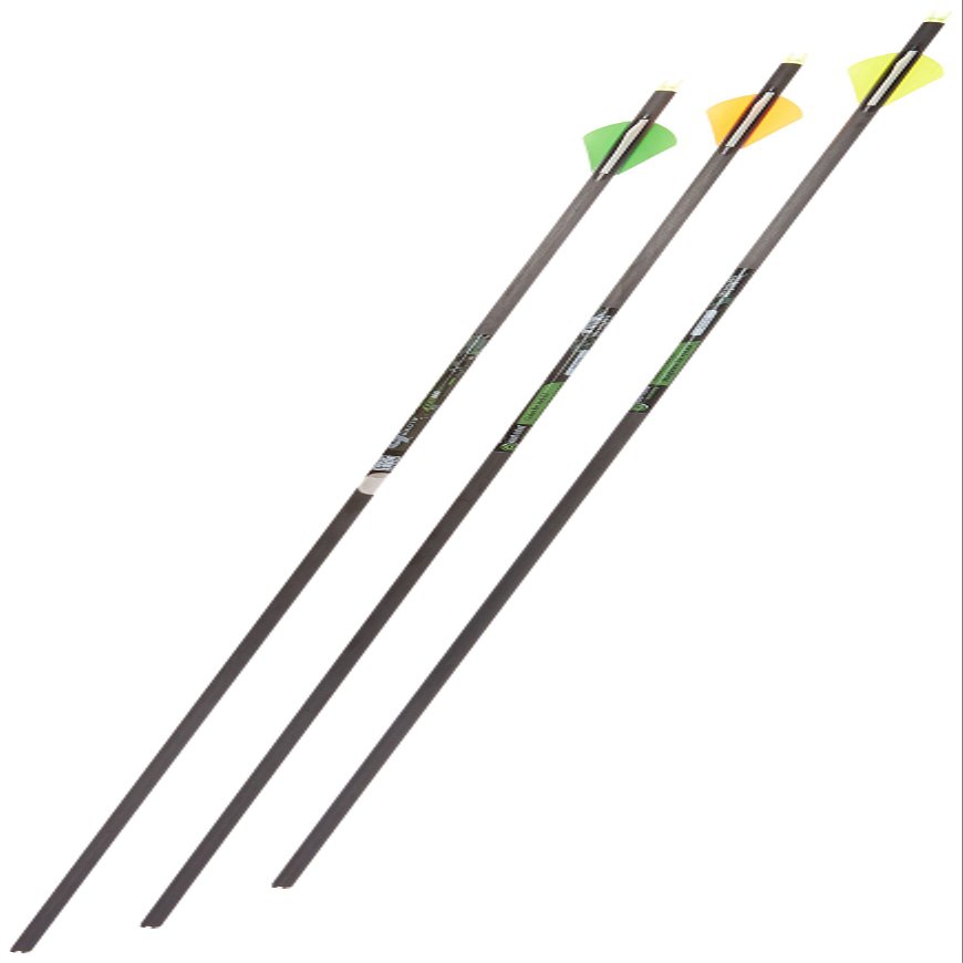Gold Tip Velocity XT 300 Arrows with 2-Inch Vanes (72 Count), Black