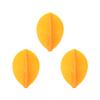 NineDartOut.us Cosmo Darts Fit Flight (Air) 3 Pack Pear Dart Flight (Orange) view 1