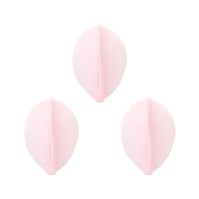 NineDartOut.us Cosmo Darts Fit Flight (Air) 3 Pack Pear Dart Flight (Pink)