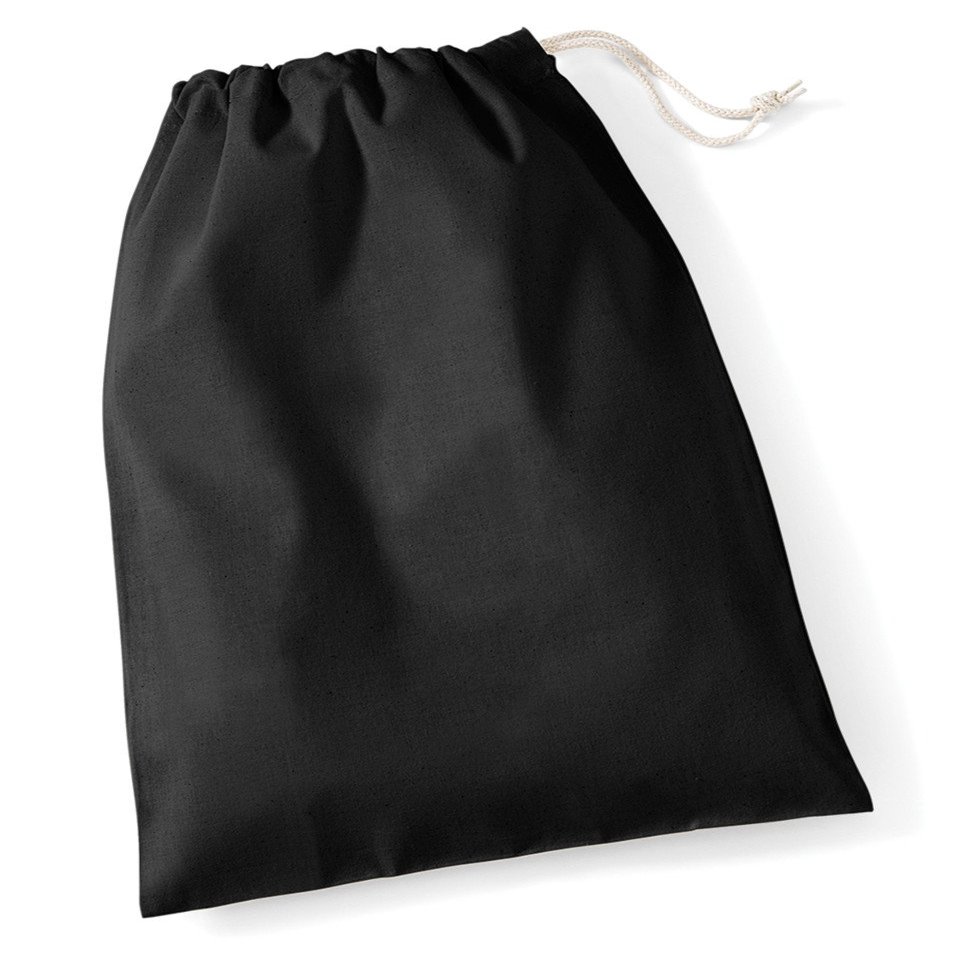 Westford Mill Cotton Stuff Bag (L) (Black)