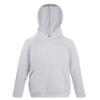 Fruit of the Loom Childrens Unisex Lightweight Hooded Sweatshirt/Hoodie (9-11 Years) (Heather Grey) view 1