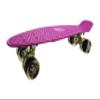 Ridge Skateboards Children Kids Big Brother Large Retro Cruiser-Purple/Clear Wheels, 27 Inch view 2
