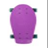 Ridge Skateboards Unisex's Big Brother Large Retro Cruiser, Purple/Clear Blue, 27 Inch view 3