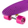 Ridge Skateboards Children Kids Big Brother Large Retro Cruiser-Purple/Pink Wheels, 27 Inch view 2