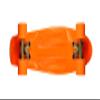Ridge Skateboards Children Kids Big Brother Large Retro Cruiser Orange Wheels, 27 Inch view 2