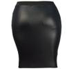 Forever Womens Wetlook Faux Leather Bodycon/Flared Skirts (14/16, Pencil Skirts) view 2
