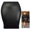 Forever Womens Wetlook Faux Leather Bodycon/Flared Skirts (14/16, Pencil Skirts) view 3
