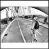 Ridge Skateboards Unisex's Big Brother Large Retro Cruiser, White/Clear Blue, 27 Inch view 4