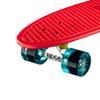 Ridge Skateboards Unisex's Big Brother Large Retro Cruiser, Red/Clear Blue, 27 Inch view 3