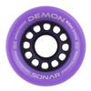 Riedell Demon EDM Roller Skate Wheels - 4 Pack of 43mm x 62mm Wheels | Purple 95A view 2