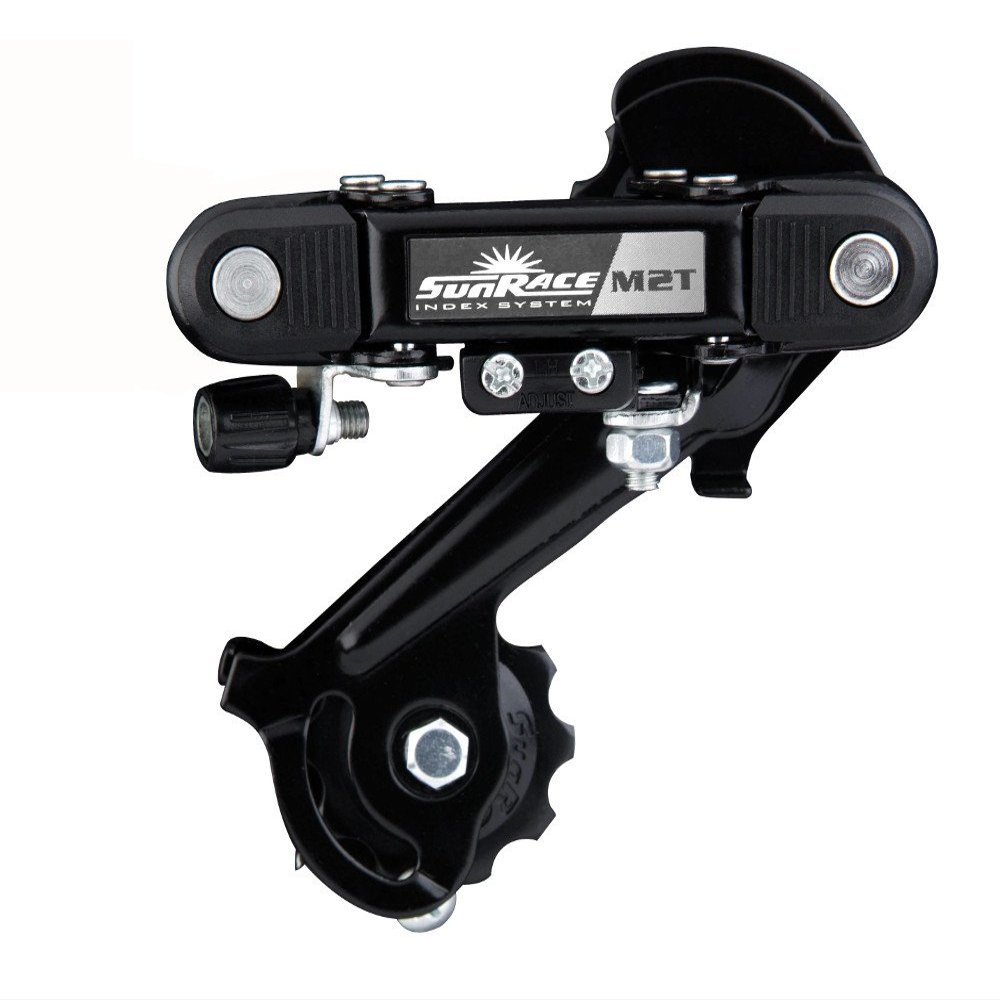x Sunrace - Drailleur Arrire Vtt Index 6/7/8 Vitesses Fixation Directe Sur Cadre - Gris