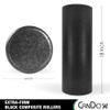 CanDo Black Composite High-Density Foam Rollers for Muscle Restoration Massage Therapy Sport Recovery and Physical Therapy 6" x 18" Round view 2