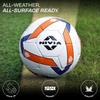 Nivia Shining Star Football, Size 5 (White) view 3