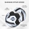 NIVIA Shining Star - 2022 Football/Rubberized Stitched Football/32 Panels/International Match Ball/Size - 5 (Black & White) view 2