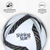 NIVIA Shining Star - 2022 Football/Rubberized Stitched Football/32 Panels/International Match Ball/Size - 5 (Black & White) view 3
