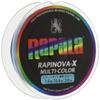 Rapala RXC200M10MC PE Line, Rapinova X, Multicolor, 656.2 ft (200 m), No. 1.0, 20.8 lbs (10 m), 5 Colors Per 32.8 ft (10 m) view 1