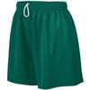 Augusta Sportswear Style 961 Girls Wicking Mesh Shorts (Large, Dark Green) view 1